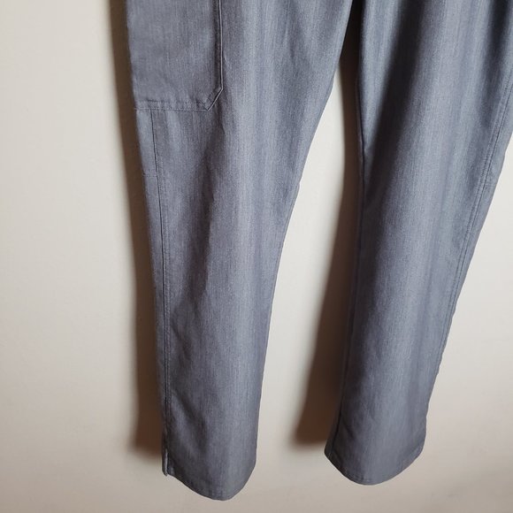 Figs Kade Graphite Cargo Scrub Pants Large Tall - Picture 5 of 11